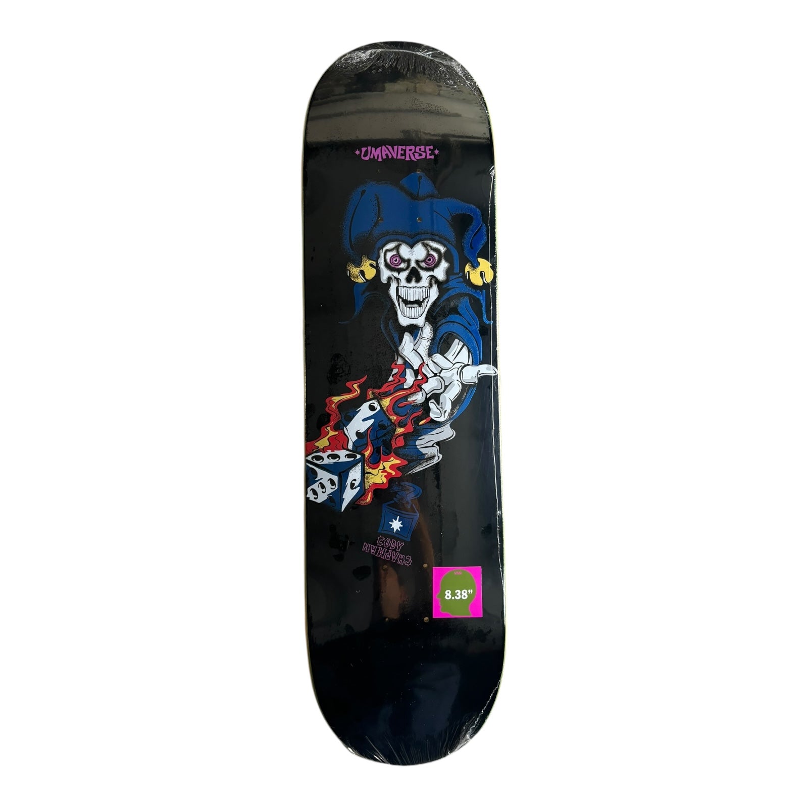 Uma Cody Jester Deck- 8.38 FRONT