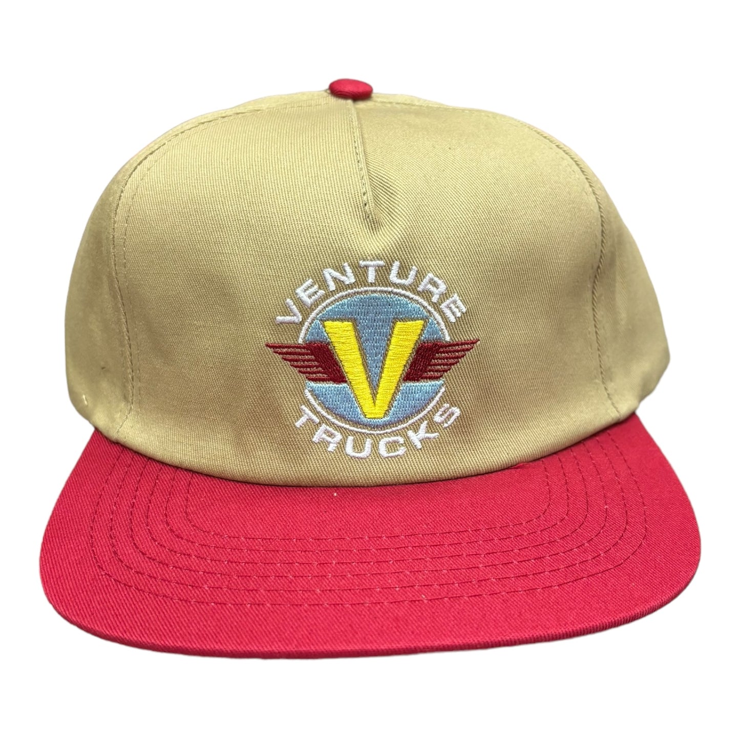 Venture Wings Hat Tan FRONT