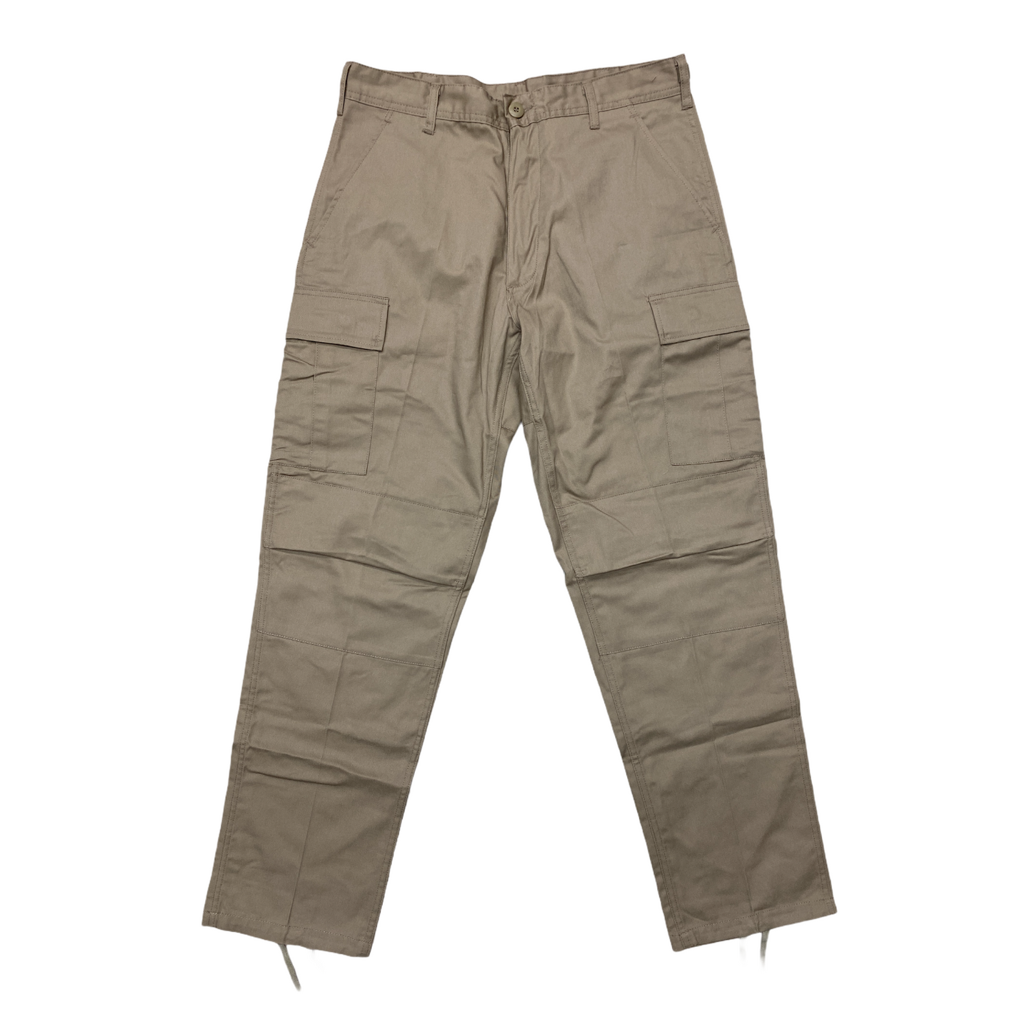 Rothco Cargo Pants- Khaki (Zipper Fly) FRONT