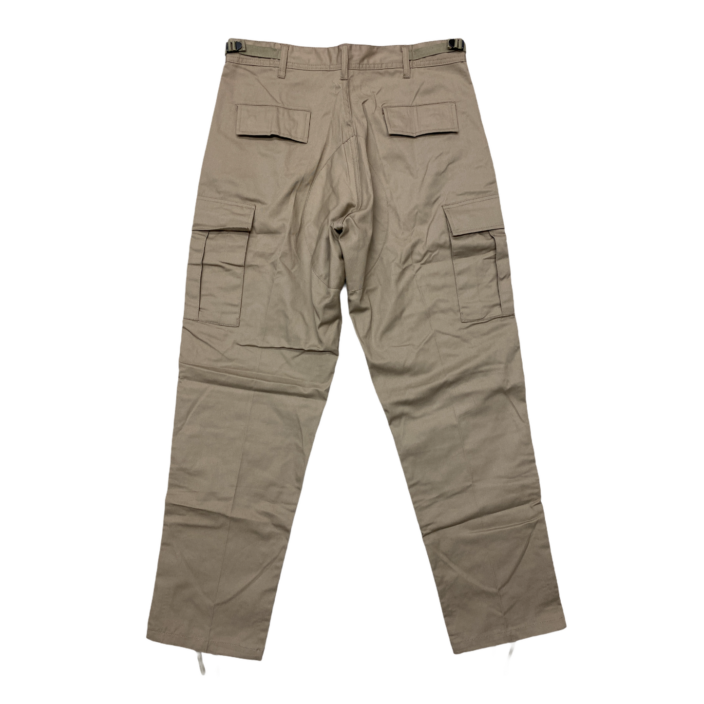 Rothco Cargo Pants- Khaki (Zipper Fly) BACK