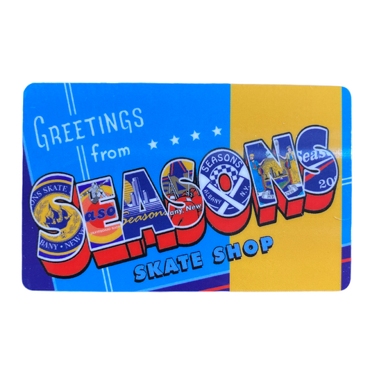 Seasons Skateshop Gift Card Digital Front