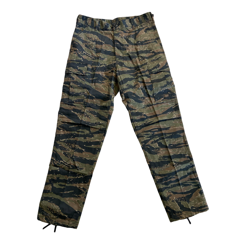 Rothco Cargo Pants- Tiger Striped Camo- Black/Green/Brown
